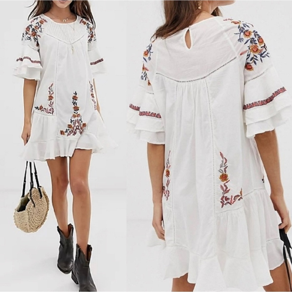 Free People Embroidered Pablo Dress